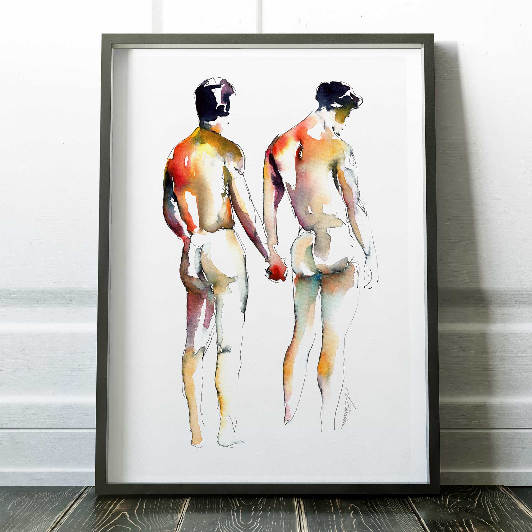 Hand in Hand Booty – Art Print