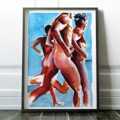 Sunlit Booties in Motion – Art Print Artist Brenden Sanborn