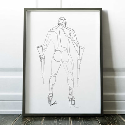 Heels and Heat – Art Print Artist Brenden Sanborn