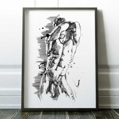 Shadow and Form in Motion – Art Print Artist Brenden Sanborn