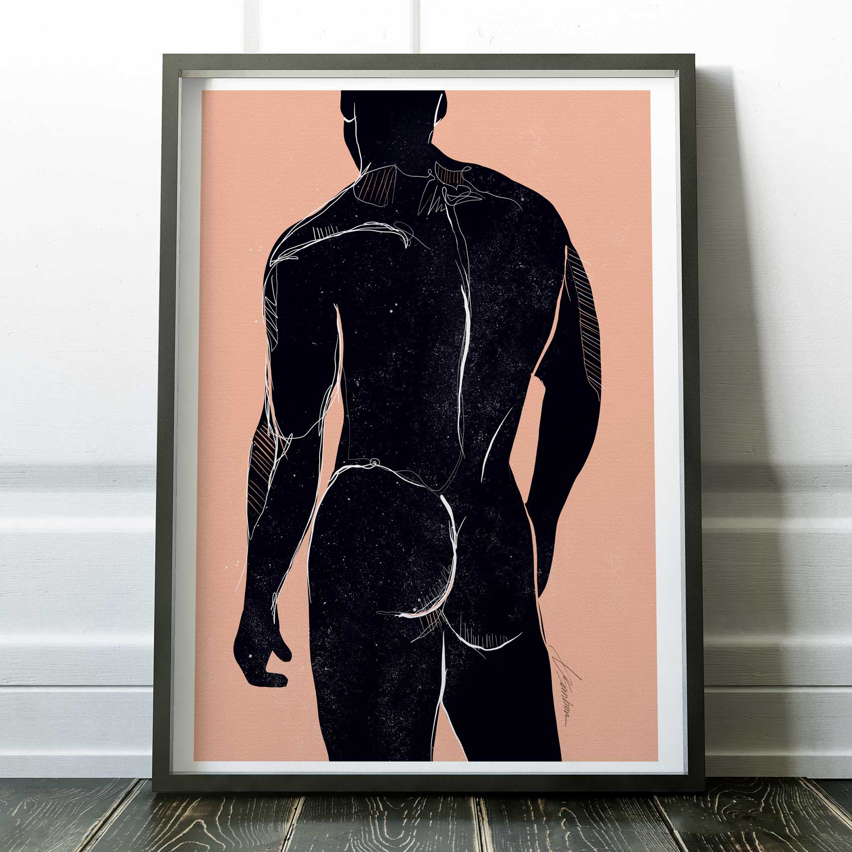 Midnight Contours – Art Print