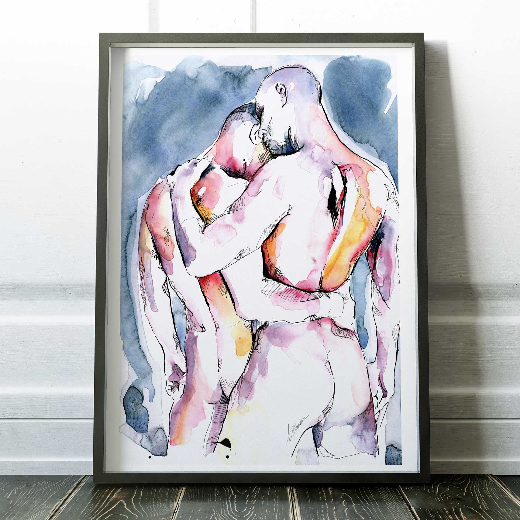 Held Close Felt Forever – Art Print