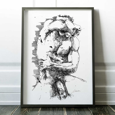 What I Hold In – Art Print Artist Brenden Sanborn