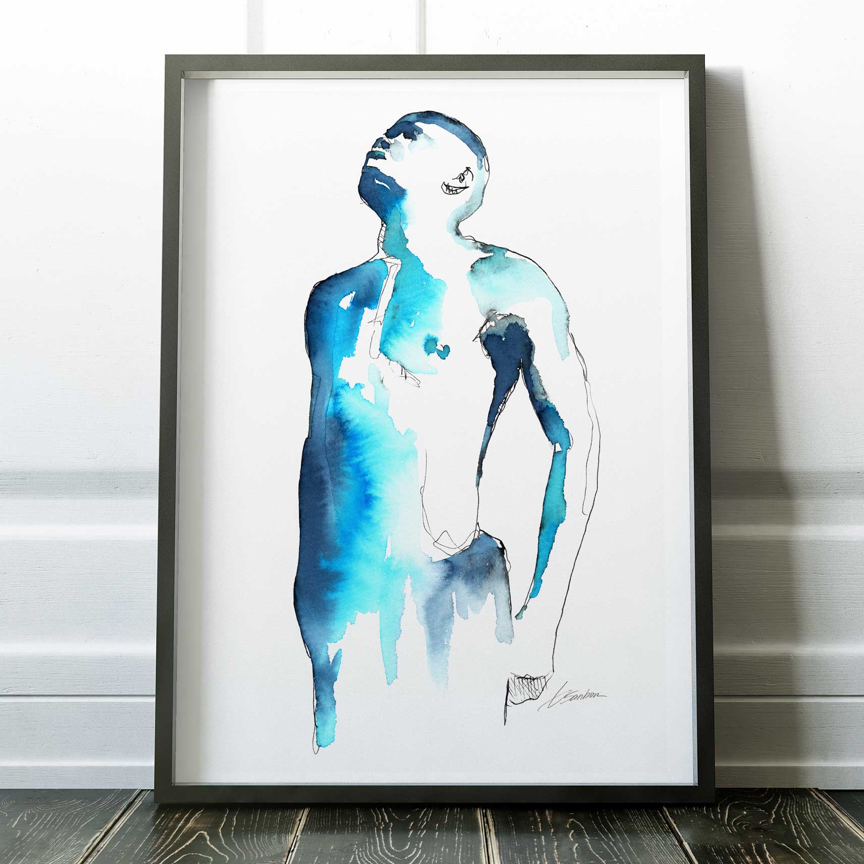 Blue Skies Gaze – Art Print