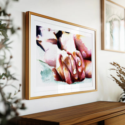 Fingers Interlaced in Love – Art Print Artist Brenden Sanborn