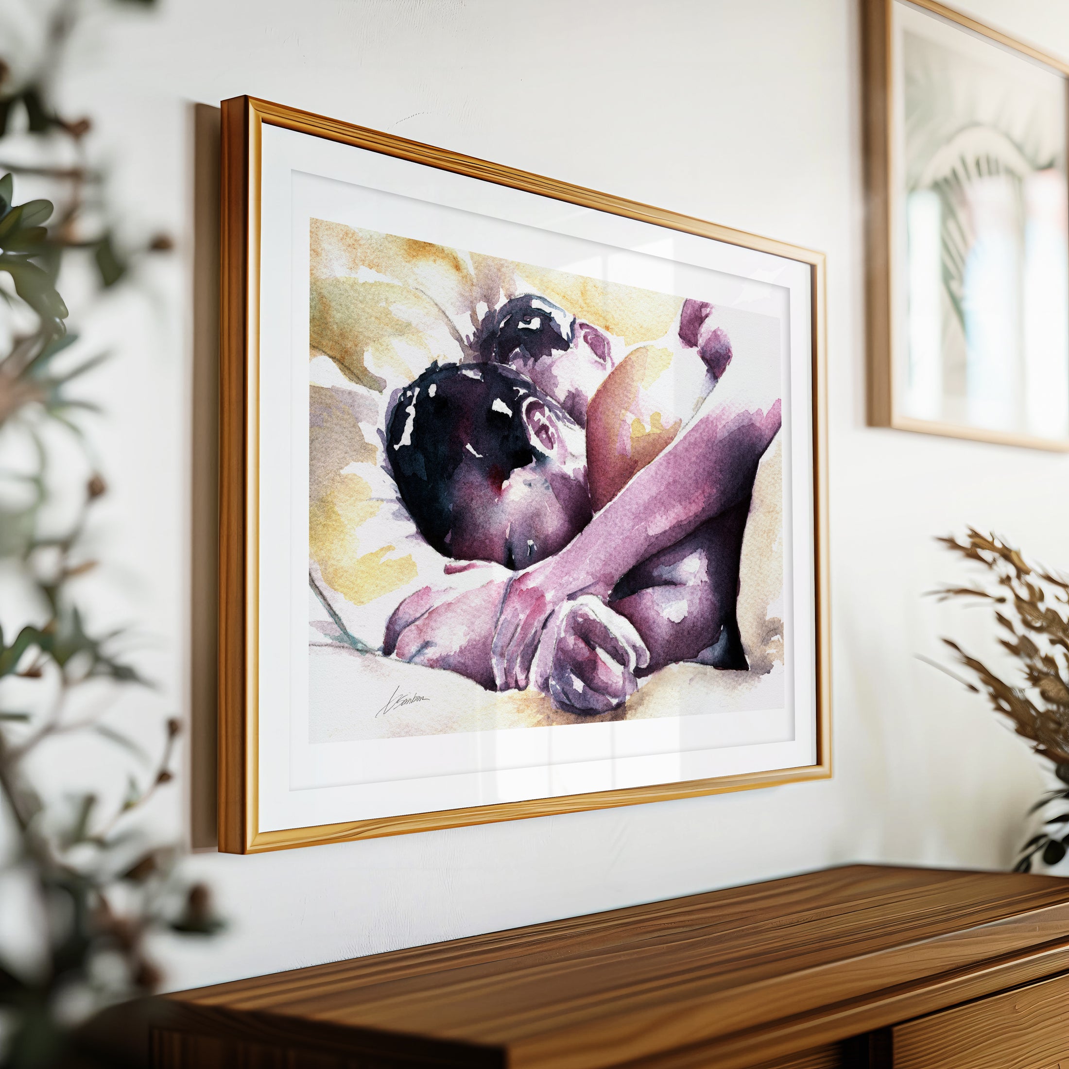 Soft Embrace in the Morning Light – Art Print