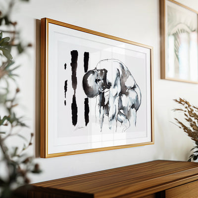 Weighted in Silence – Art Print Artist Brenden Sanborn