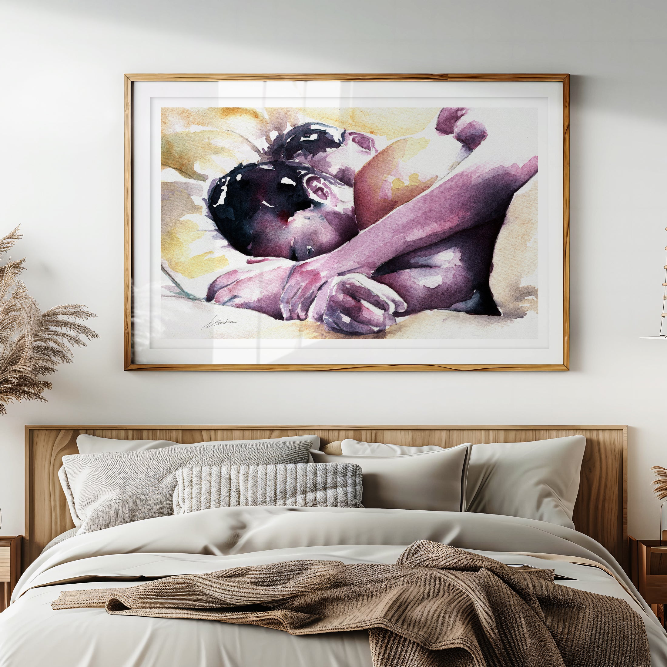 Soft Embrace in the Morning Light – Art Print