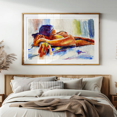 Sunlit Rest on Soft Sheets – Art Prin Artist Brenden Sanborn