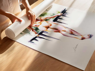 Leaning into the Breeze – Art Print Artist Brenden Sanborn