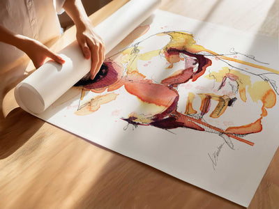 Sunlit Chest and Stare – Art Print Artist Brenden Sanborn