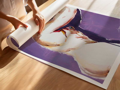 Violet Gaze and the Curve of a Booty – Art Print Artist Brenden Sanborn