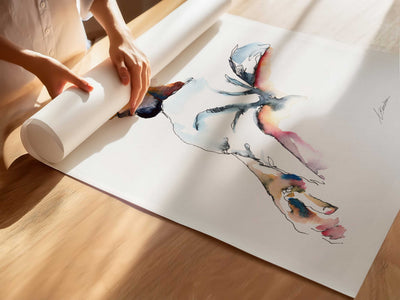 The Glance That Lingers – Art Print Artist Brenden Sanborn