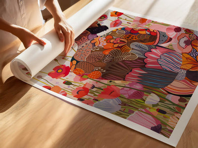 Where Flowers Meet Skin – Art Print Artist Brenden Sanborn