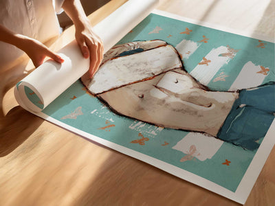 Butterflies and Bare Skin – Art Print Artist Brenden Sanborn