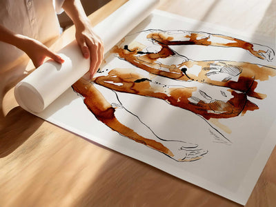 Handprints on Booty – Art Print Artist Brenden Sanborn