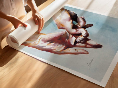 A Gentle Hold of Love – Art Print Artist Brenden Sanborn