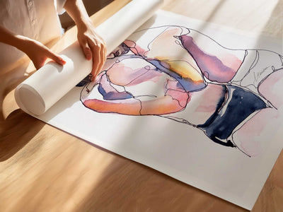 Holding On in Gentle Light – Art Print Artist Brenden Sanborn