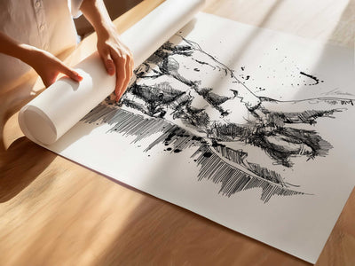 Shadow and Form in Motion – Art Print Artist Brenden Sanborn