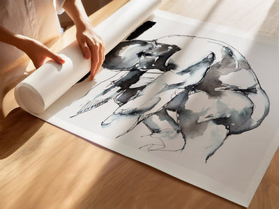 Weighted in Silence – Art Print Artist Brenden Sanborn