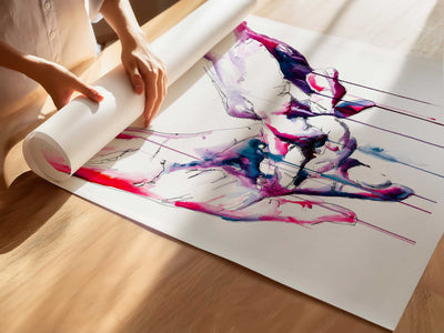 Simple Gesture of Love - Holding Hands - Love is Love - Art Print Artist Brenden Sanborn