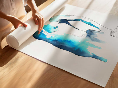 Blue Skies Gaze – Art Print Artist Brenden Sanborn