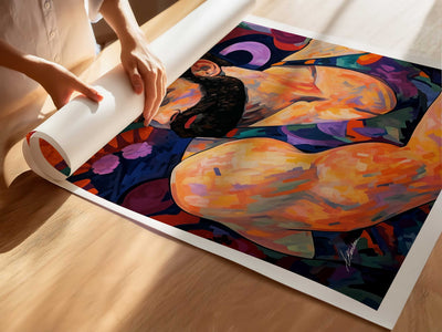 Bearded Gaze in Bloom – Art Print Artist Brenden Sanborn