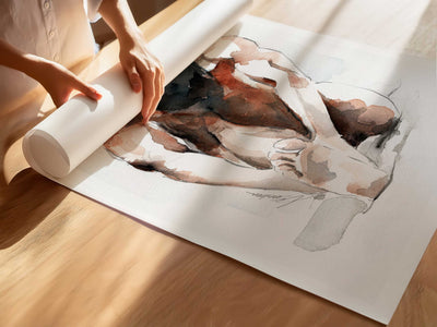Folding Into Stillness – Art Print Artist Brenden Sanborn