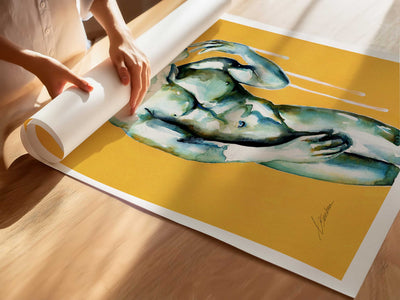 The Pause Before Desire – Art Print Artist Brenden Sanborn