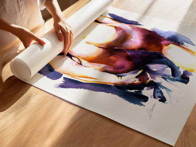 Bending into the Light – Art Print Artist Brenden Sanborn