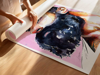 The Gaze Beneath the Beard – Art Print Artist Brenden Sanborn