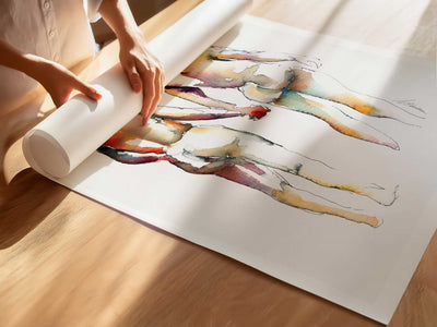 Hand in Hand Booty – Art Print Artist Brenden Sanborn