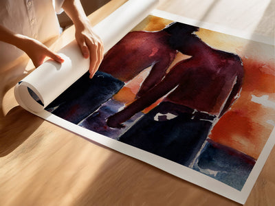 Leaning into Love Under Open Skies – Art Print Artist Brenden Sanborn