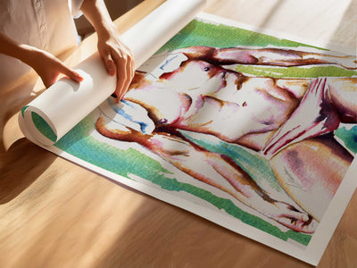 Heat After the Swim – Art Print Artist Brenden Sanborn