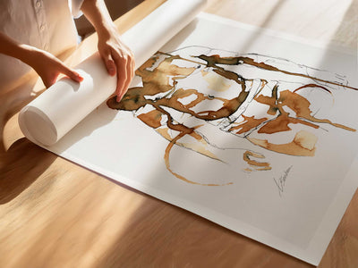 Coffee-Drenched Underwear – Art Print Artist Brenden Sanborn