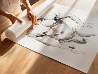 The Look That Holds You Still – Art Print Artist Brenden Sanborn