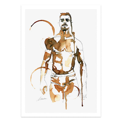 Coffee-Drenched Underwear – Art Print Artist Brenden Sanborn