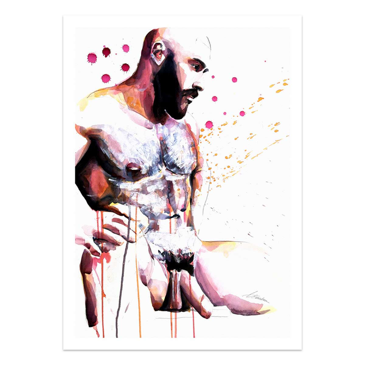 Bold Strength, Bare and Powerful - Art Print