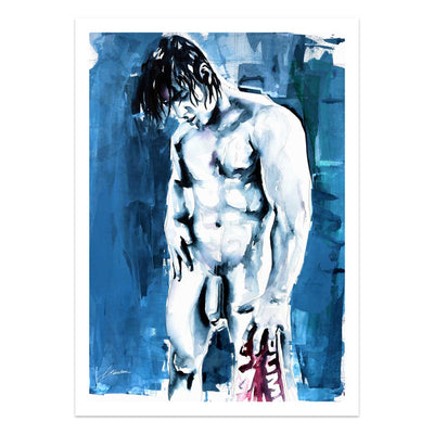 He Was All Pumped Up - Art Print Artist Brenden Sanborn