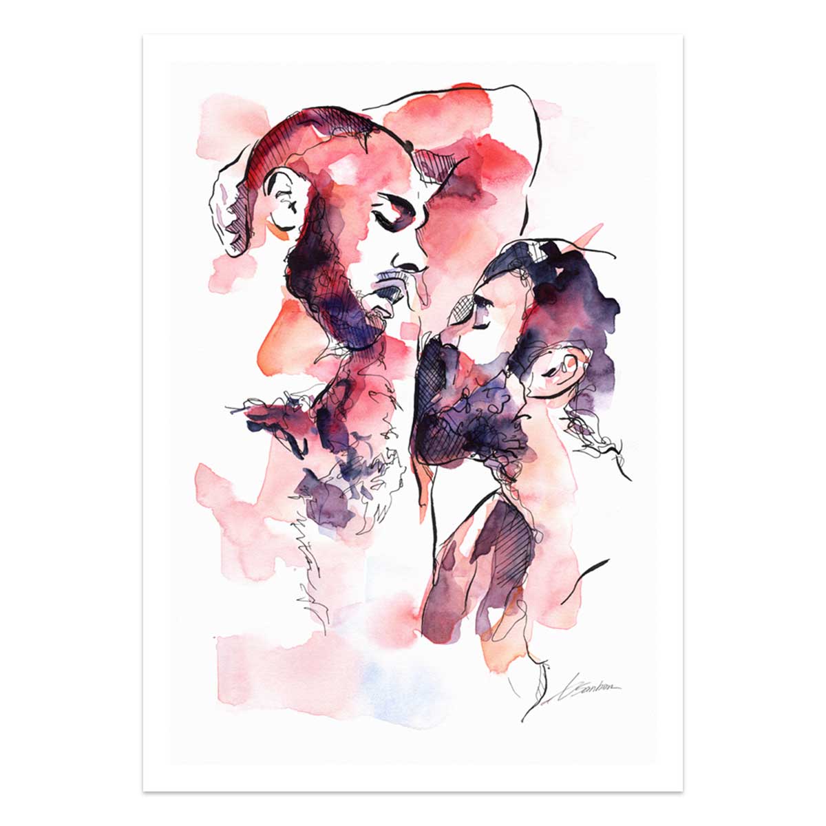 Breath Between Us – Art Print