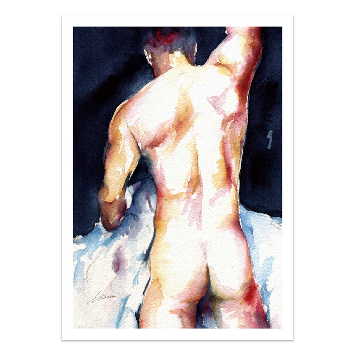 Making the Bed - Art Print