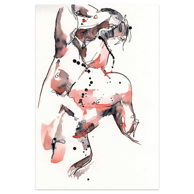 Before the Music Ends – 6x9" Original Watercolor Artist Brenden Sanborn