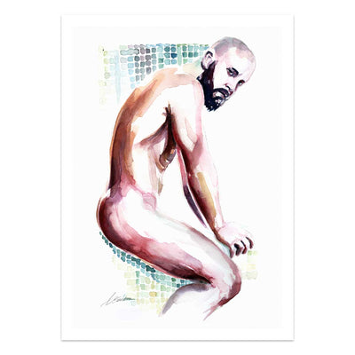 Silent Pause in the Glow – Art Print Artist Brenden Sanborn