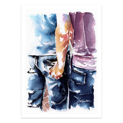 Love Found at the Festival - Art Print Artist Brenden Sanborn