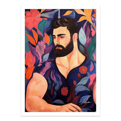 Floral Thoughts and Strength – Art Print Artist Brenden Sanborn