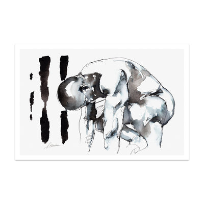 Weighted in Silence – Art Print Artist Brenden Sanborn