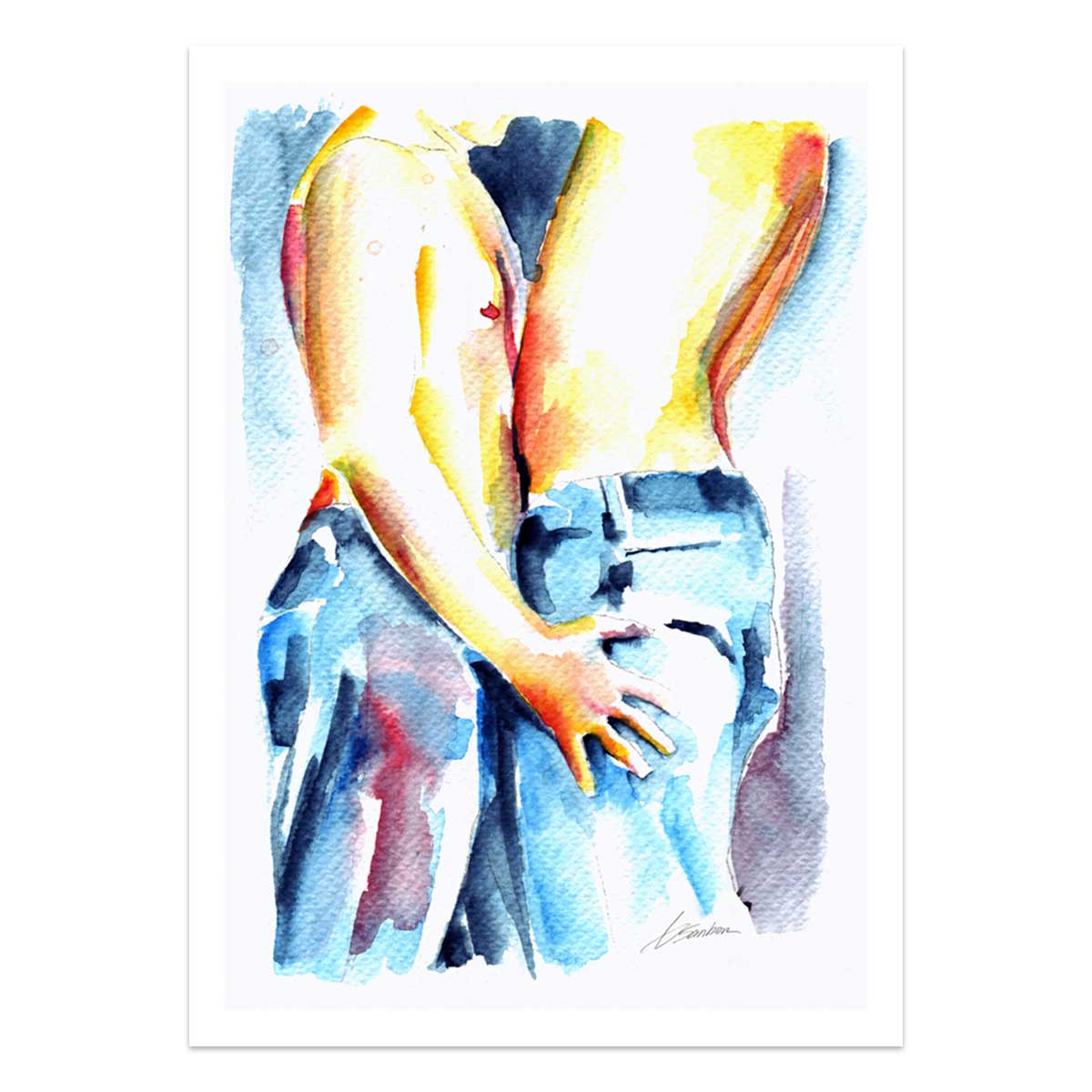 Hand in the His Pocket – Art Print