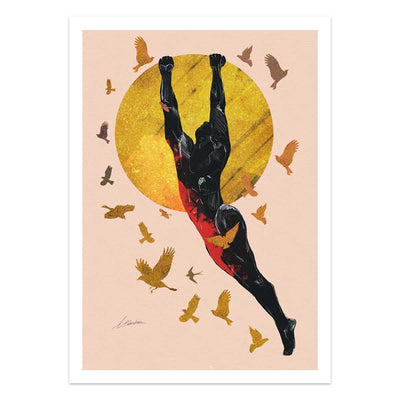 Golden Flight – Art Print Artist Brenden Sanborn