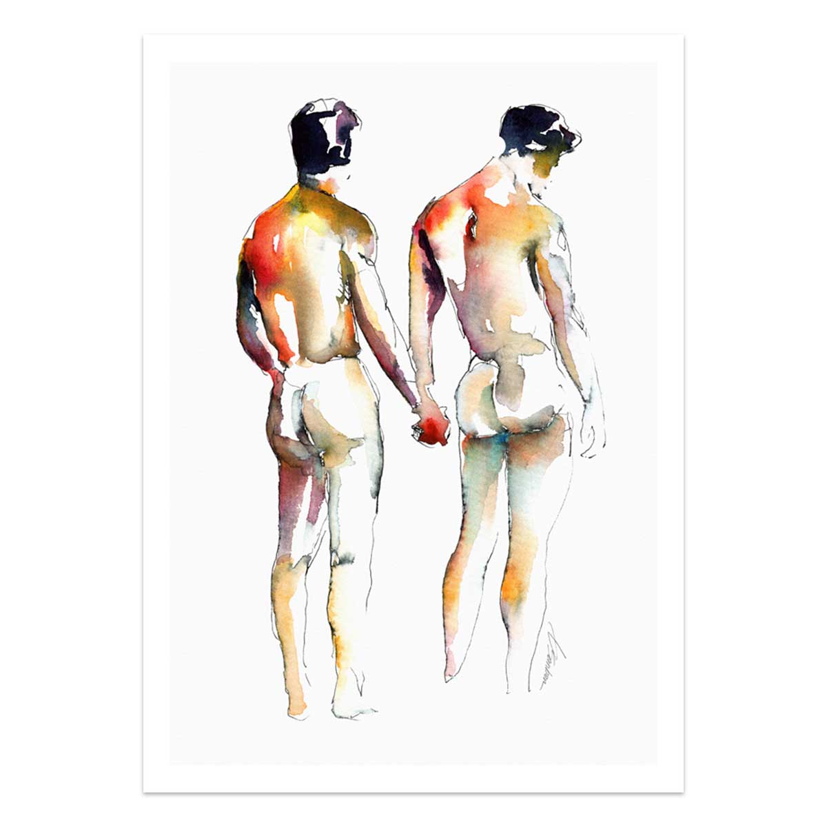 Hand in Hand Booty – Art Print