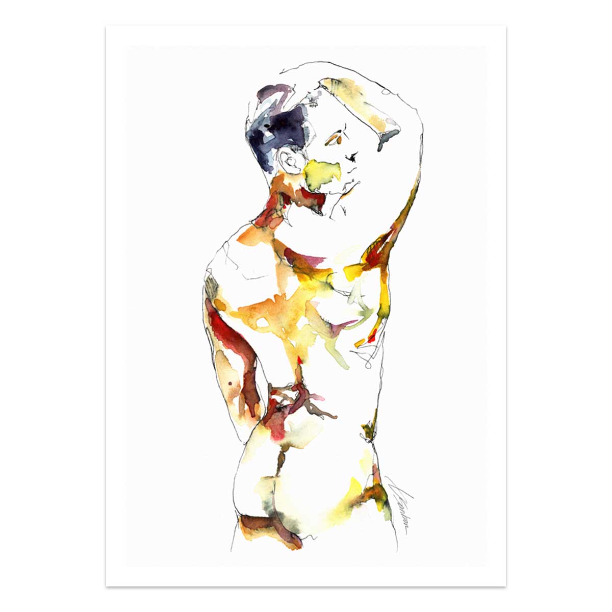 Morning Stretch – Art Print